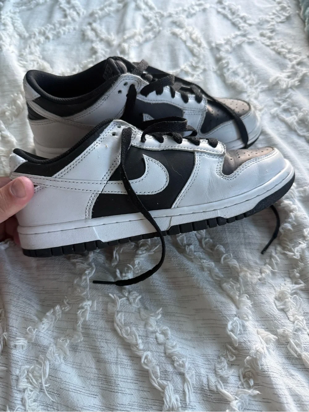 Nike Dunk Low Kids Black Platinum Sneakers